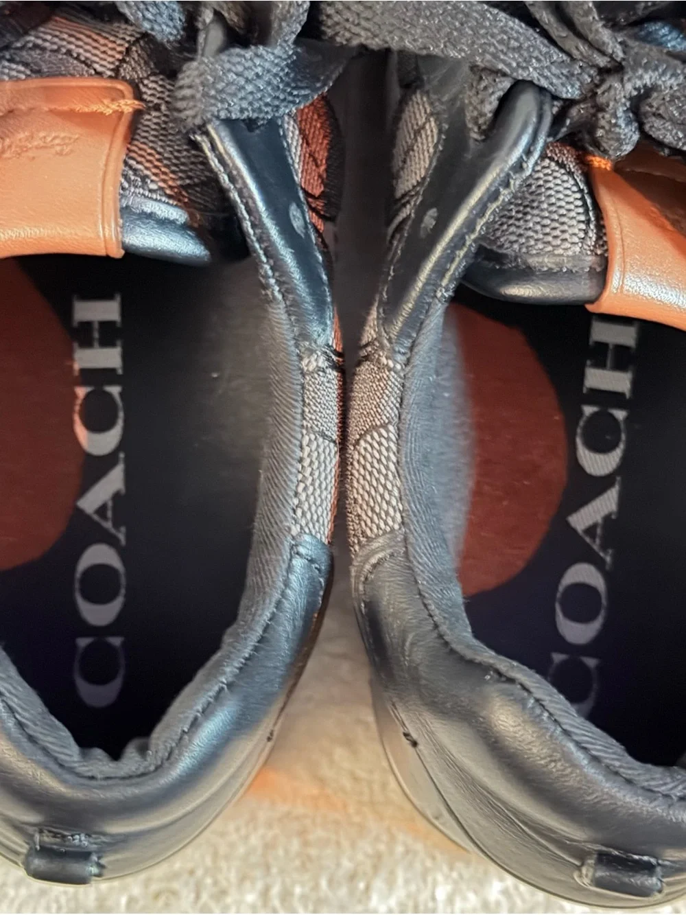 Coach Low Top Sneakers- Like New ( Style Code: G1827)